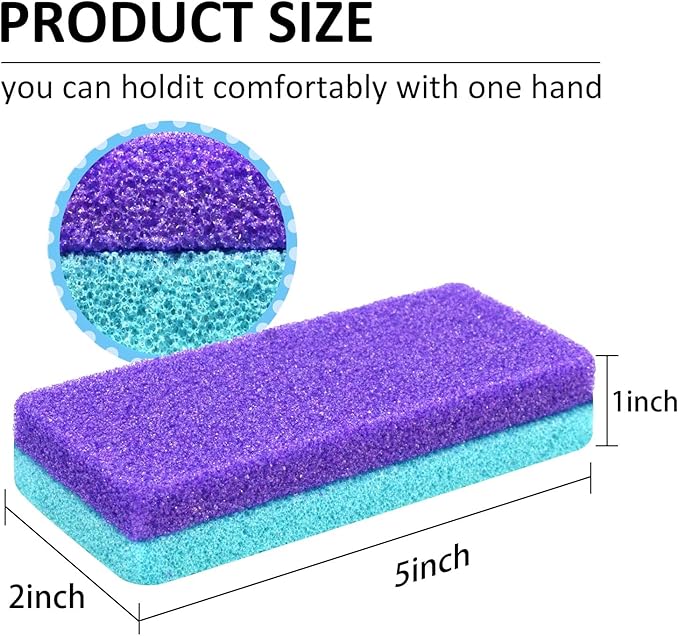 6Pcs Professional Pedicure Foot Pumice Stone - Image 2