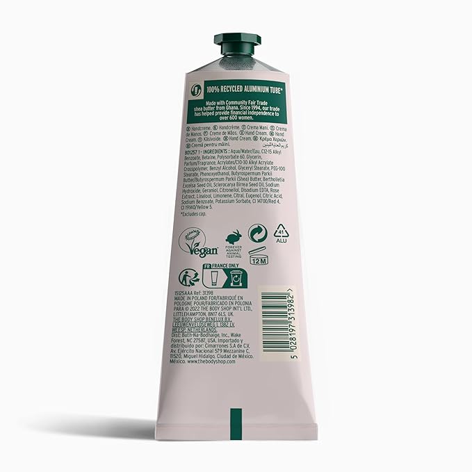 The Body Shop British Rose Hand Cream 30ml - Image 2