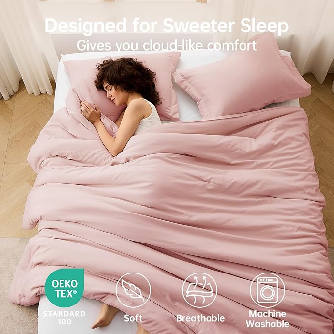 MUXHOMO California King Comforter Set, All Season Ultra Soft Down Alternative - Image 2