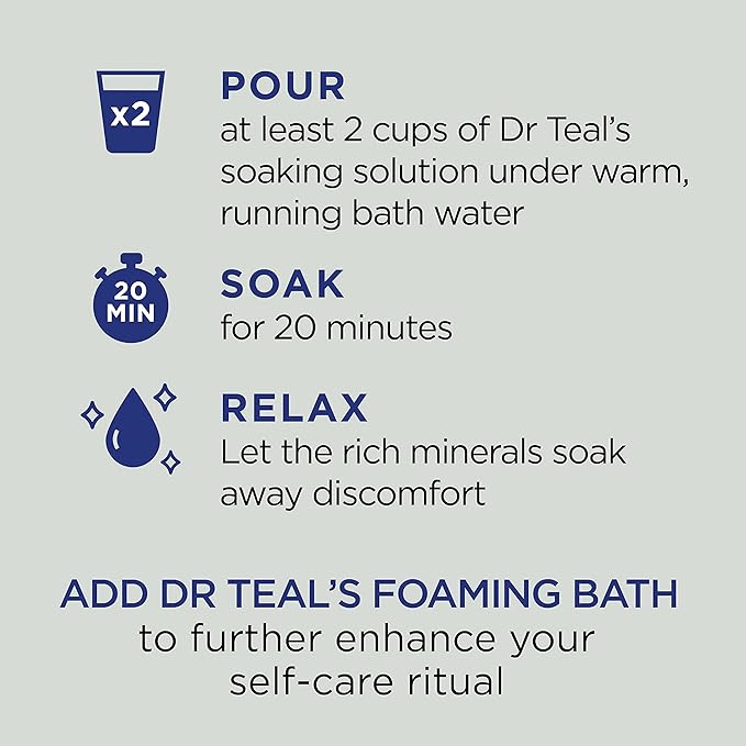 Dr Teal's Pure Epsom Salt, Cannabis Sativa Hemp Seed Oil, 3 lb - Image 4