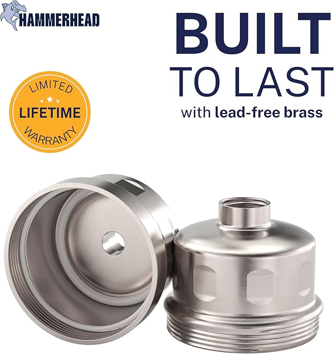 HammerHead Showers® Solid Metal Shower Head Filter – KDF 55 Shower Filter - Image 4