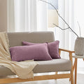 Simple&Opulence 100% Linen Lumbar Pillow Cover 12 x 20 Inches Set of 2 by SimpleOpulence