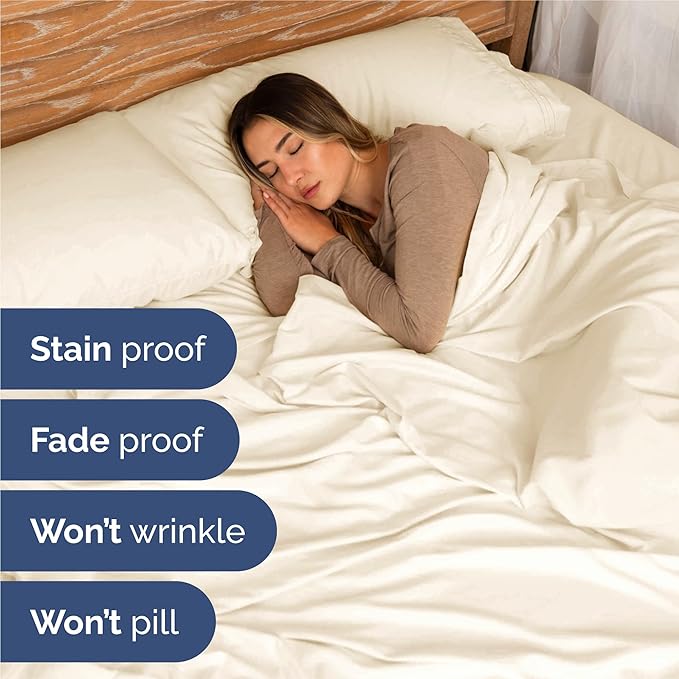 King Size 4 Piece Sheet Set - Image 5