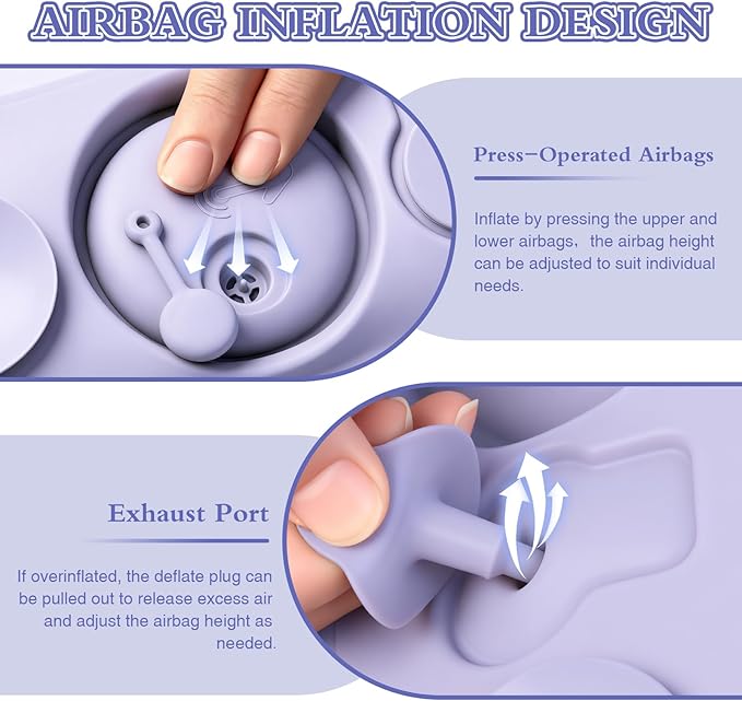 Silicone Bath Pillow, Upgraded Bath Pillows - Image 6