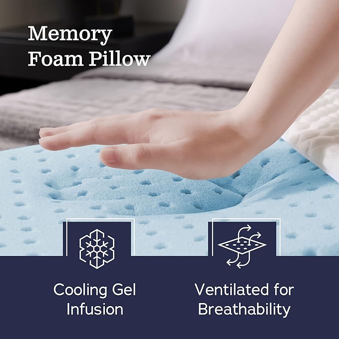 Weekender Gel Memory Foam Pillow - Image 3