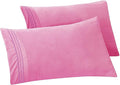 Elegant Comfort Solid Pillowcases 1500 Premium Hotel Quality Microfiber by ELEGANTCOMFORT