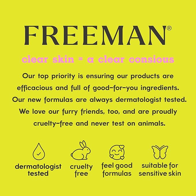 Freeman Anti-Stress Clay Mask, Dead Sea Mineral Face Mask, Lavender & Sea Salt - Image 8