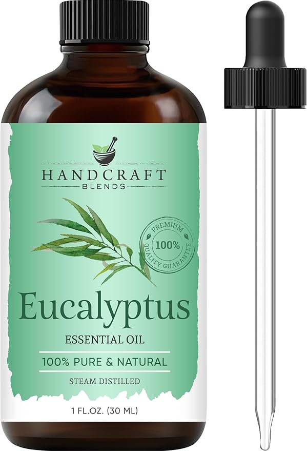 Handcraft Blends Eucalyptus Essential Oil – 1 Fl Oz – 100% Pure and Natural – by HandcraftBlends