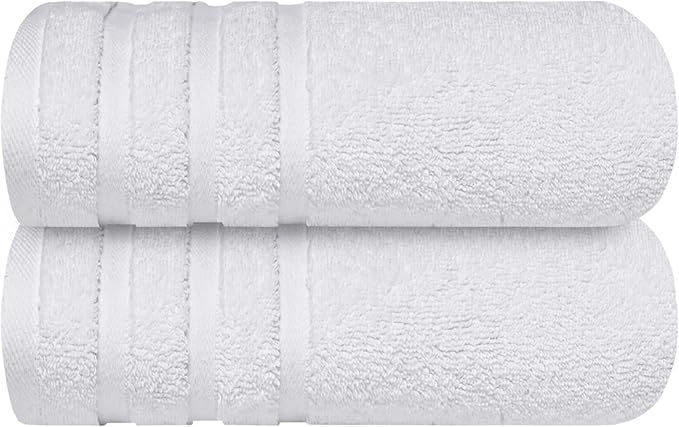 Infinitee Xclusives 100% Cotton Luxury Bath Towels Set of 2 - Image 8