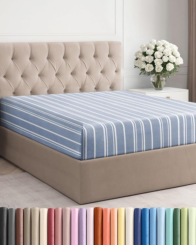 Queen Fitted Bed Sheet by CGKUnlimited