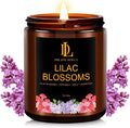 Lilac Blossom Scented Candles, Lilac Blossom Candle, Aromatherapy Candle Gifts by DLDREAMYDEWLA