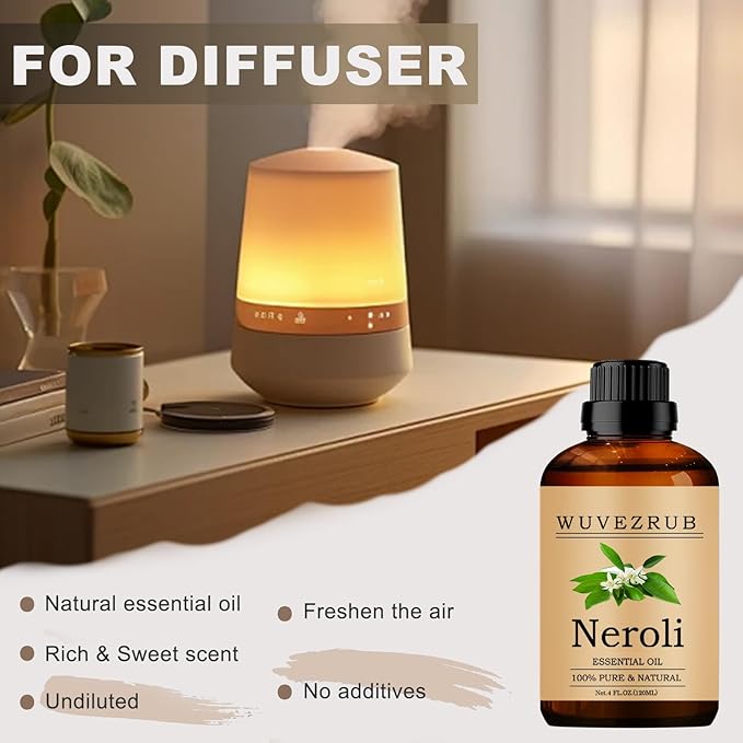 Neroli Essential Oils, 120ML Pure and Natural Essential Oil - Image 5