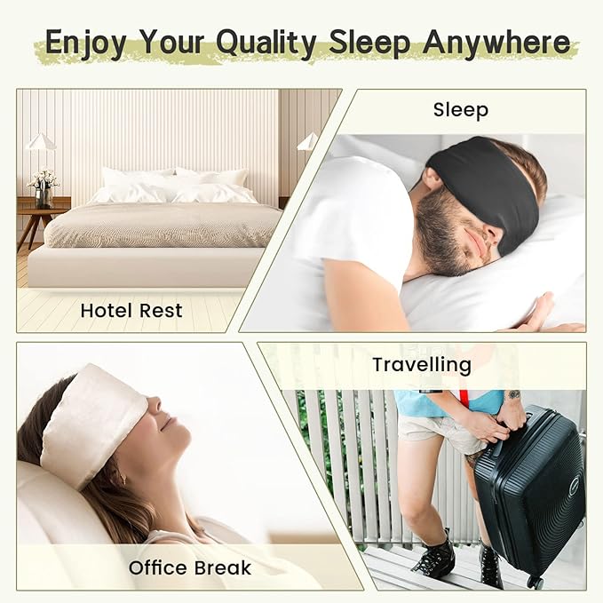 100% Handmade Bamboo Sleeping Eye Mask - Image 8