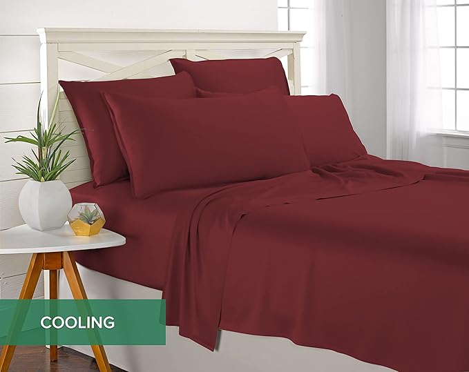 Pure Bamboo Split King Sheets, Genuine 100% Organic Viscose Derived from Bamboo - Image 5