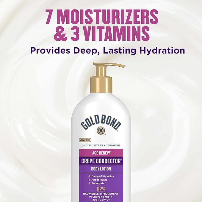 Gold Bond Age Renew Crepe Corrector Body Lotion, Replenishing & Smoothing - Image 6