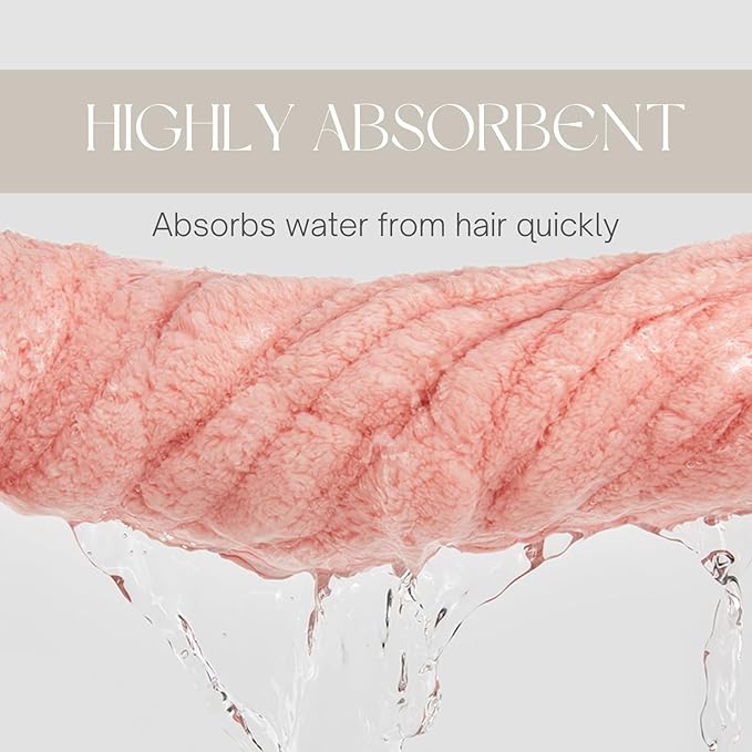 Microfiber Hair Towel Wrap for Kids, Absorbent Quick Girls Boys Hair Drying - Image 4