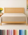Twin XL Size Flat Sheet by CGKUnlimited