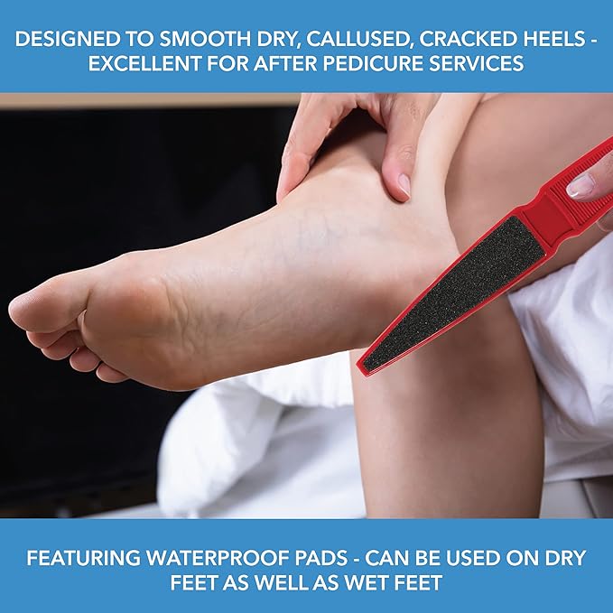 ForPro Professional Collection Pedicure Paddle Foot File, Double-Sided Foot File - Image 6