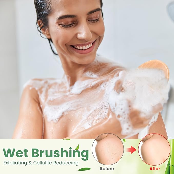 Gejoy 10 Pcs Dry Brushing Body Brush - Image 7