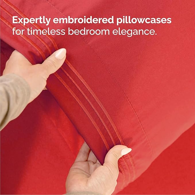 Cal King Size 4 Piece Sheet Set - Image 6