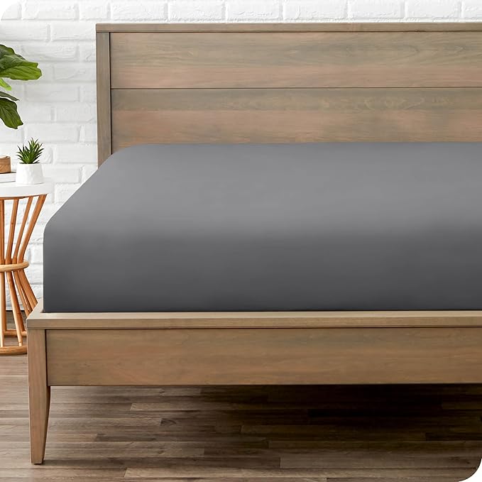 Bare Home Fitted Bottom Sheet Twin Extra Long by BareHome