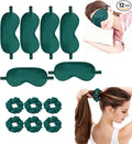 12Pcs Silk Sleep Masks Satin Eye Mask Silky Eyes Cover Blindfold Eyeshade Hair by WJingYiJia