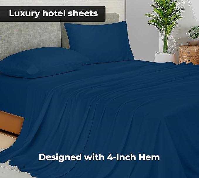 Royale Linens Queen Flat Sheet - Image 2
