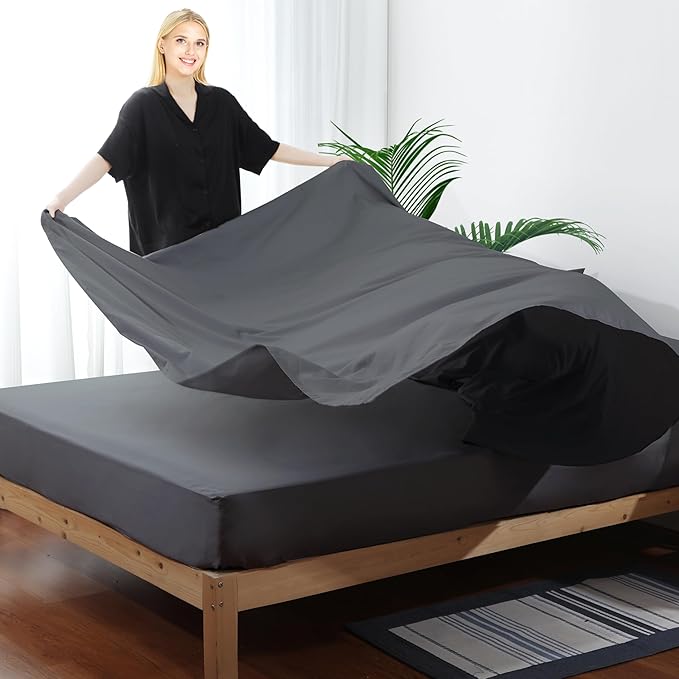 Flat Sheet Only Queen Size, 400 TC 100% Egyptian Cotton Flat Sheet - Image 7