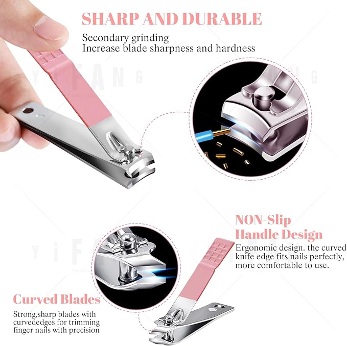 Manicure Set Pedicure Kit Nail Clippers Set Fingernail Clipper Set Ingrown - Image 3