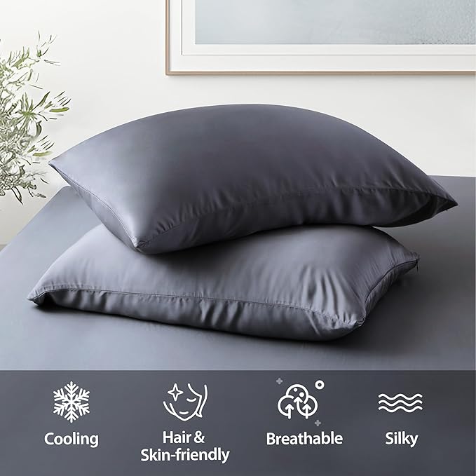 2 Pack Cooling Toddler Pillow Cases, Viscose Derived from Bamboo Small Pillow - Image 5