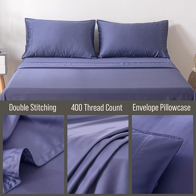 Bella Coterie | Luxury Bamboo Viscose Queen Size Pillowcase Set | 100% - Image 3
