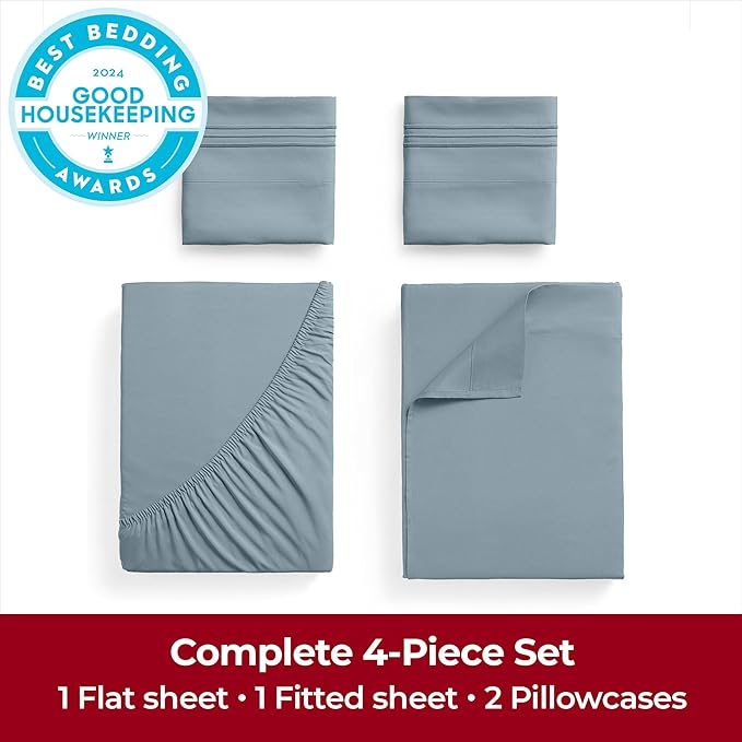 Mellanni Extra Deep King Sheets - Image 4