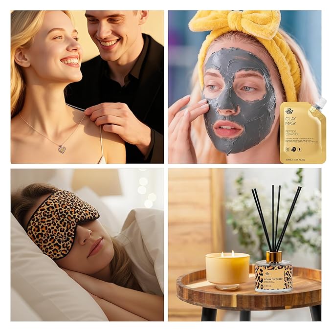 35 Pcs Mothers Day Gifts for Mom, Honey & Almond Bath & Body Gift Basket for - Image 8
