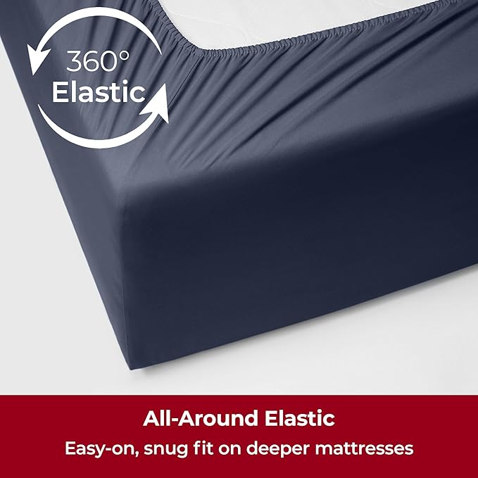 Mellanni Extra Deep Split King Sheets - Image 5