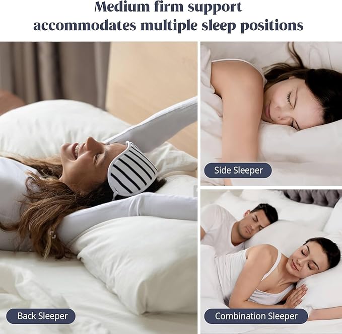 puredown® Goose Feather Down Pillows, Gusseted Bed Pillows - Image 5