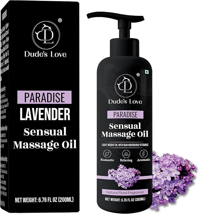 Organic - Edible Floral Sensual Massage Oil by DudesLove
