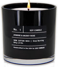 Lulu Candles | Jasmine & Musky Rose | Luxury Scented Soy Jar Candle | Hand by LULUCANDLES