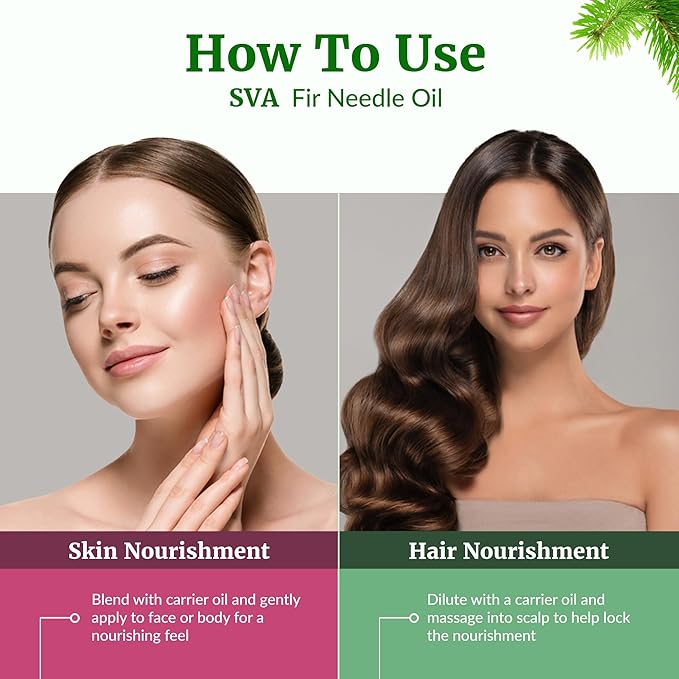 SVA Fir Needle Essential Oil – 4 Fl Oz – 100% Natural Fir Needle Oil - Image 5