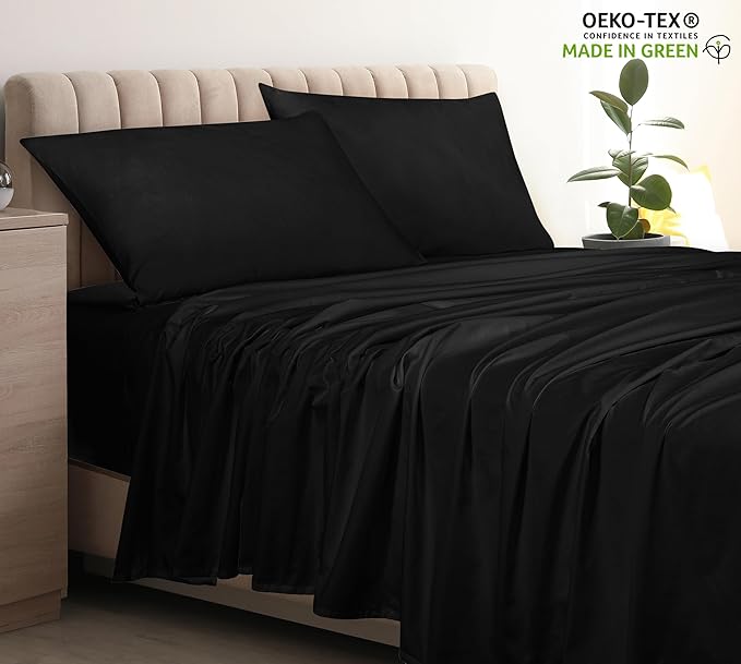 400 Thread Count 100% American Grown Cotton Flat Sheet - Image 3