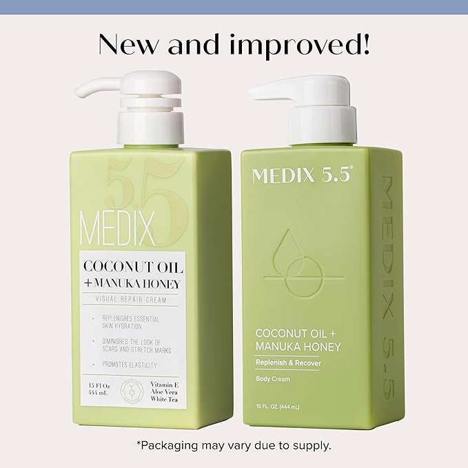 MEDIX 5.5 Coconut Oil Lotion W/ Manuka Honey Cream Skin Care Face Moisturizer & - Image 8
