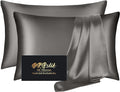 Silk Pillow Cases 2 Pack, Mulberry Silk Pillowcases Standard Set of 2, Anti Acne by HOME
