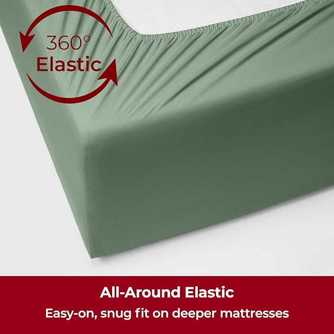 Mellanni Extra Deep California King Sheets - Image 5
