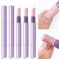 5PCS Cuticle Oil Pusher Pen Set, 2-in-1 Ceramic Cuticle Pushers by FurtherPrettyNail
