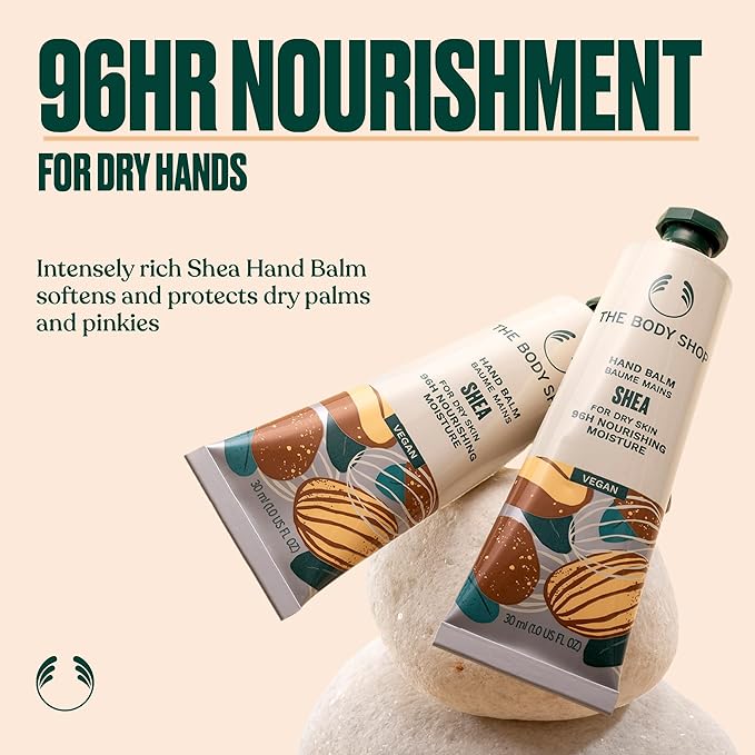 The Body Shop Shea Hand Cream – Nutty Fragrance, On-the-Go Hydration & - Image 3