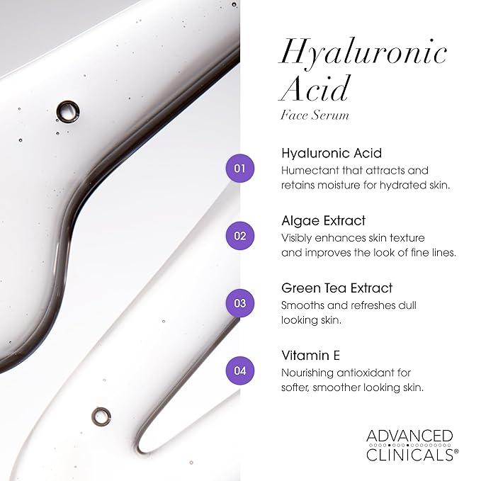 Advanced Clinicals Hyaluronic Acid Moisturizer Body Cream + Hyaluronic Acid - Image 8