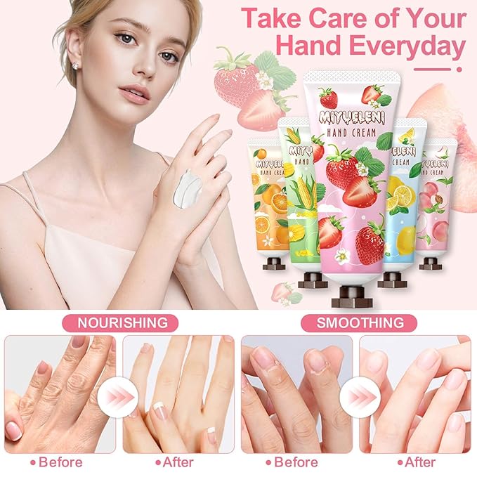 Hand Cream Gift Set 10 Pack, Mothers Day Gifts, Moisturizing Hand Lotion Travel - Image 5