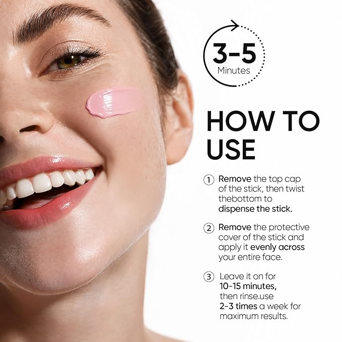 SKINTIFIC Niacinamide Bright Boost Face Mask Stick, Brightening & Pore-Blurring - Image 7