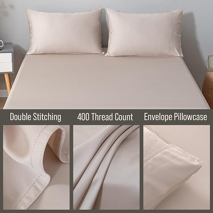 Bella Coterie | Luxury Bamboo Viscose King Size Pillowcase Set | 100% - Image 3