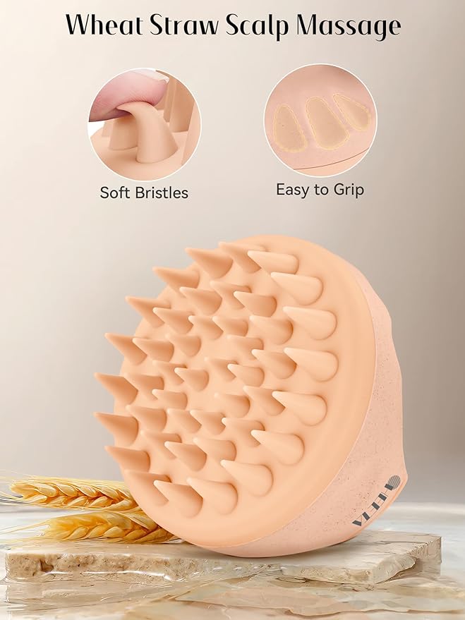 HEETA Silicone Bristles Scalp Scrubber & Massager - Image 3