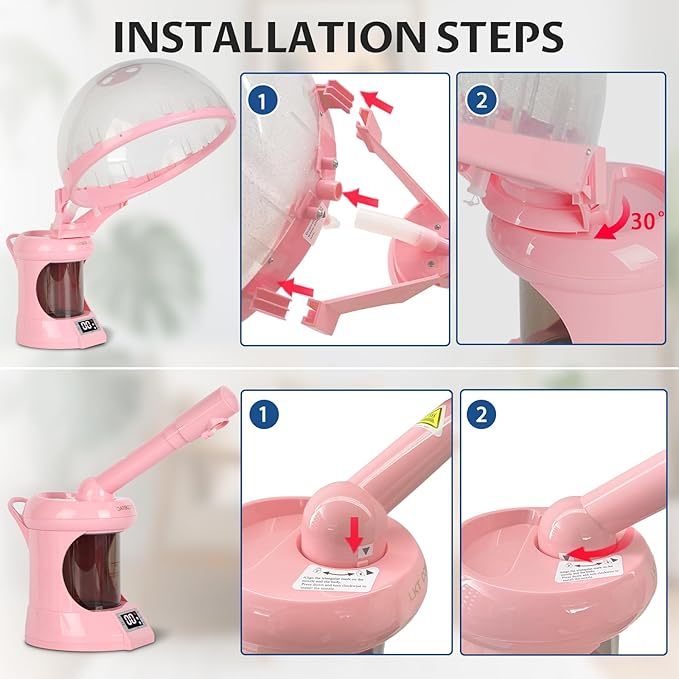 Hair Steamer, 2-in-1 Hair and Facial Steamer - Image 5